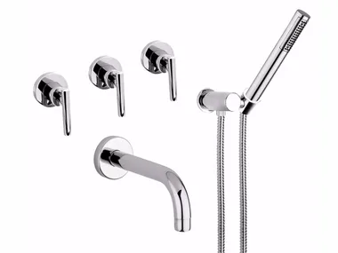 G4 - F7703 - Wall-mounted bathtub tap with hand shower _ Rubinetteria Giulini